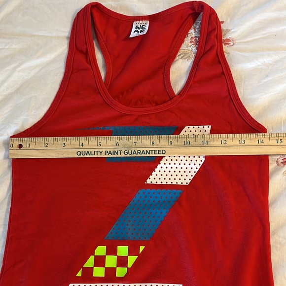 Zumba “Less Talk, More Dance. Racerback Tank Top Red / Size S - Picture 8 of 11
